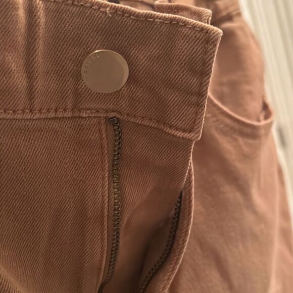 DL1961 Women's Size 29 Patti Straight High Rise Vintage Ankle Jean Tan Raw Hem - Picture 7 of 7